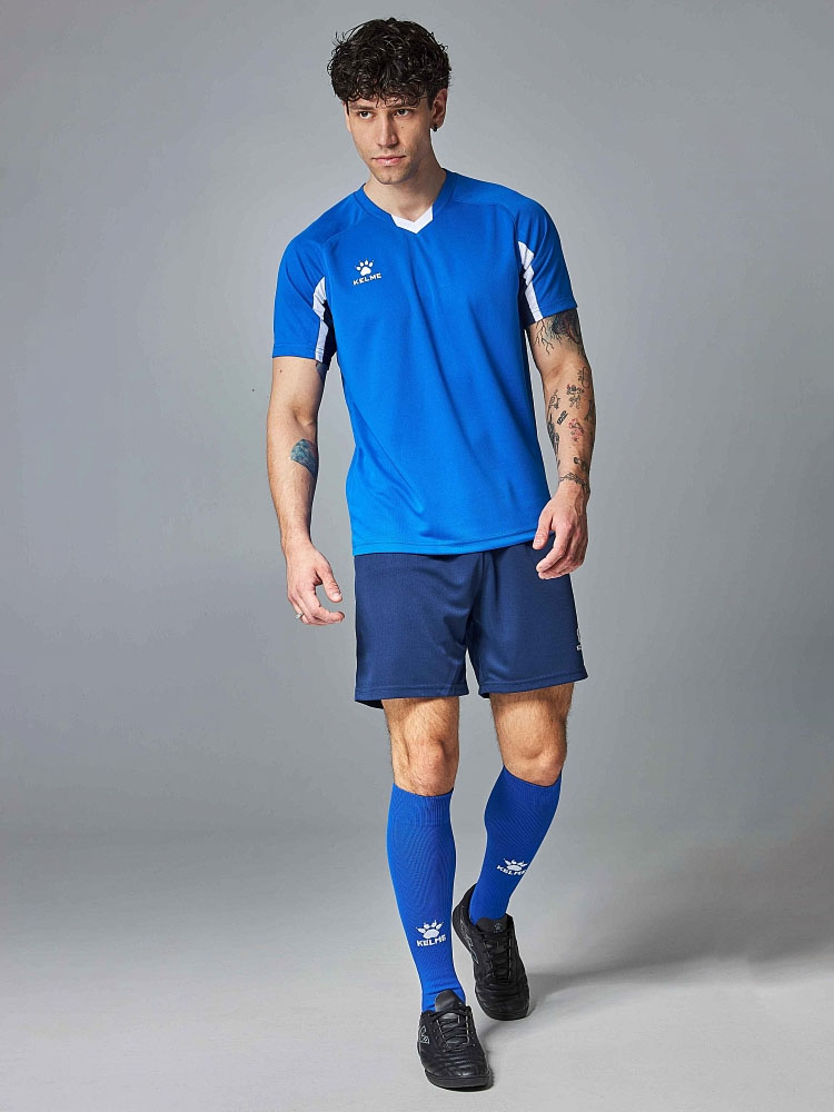 Футбольная форма Kelme Short-Sleeved Football Suit 8251ZB1002-481 Blue\Dark Blue