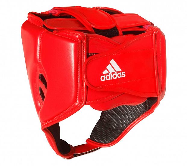 Шлем боксерский Adidas Hybrid 50 Head Guard adiH50HG красный