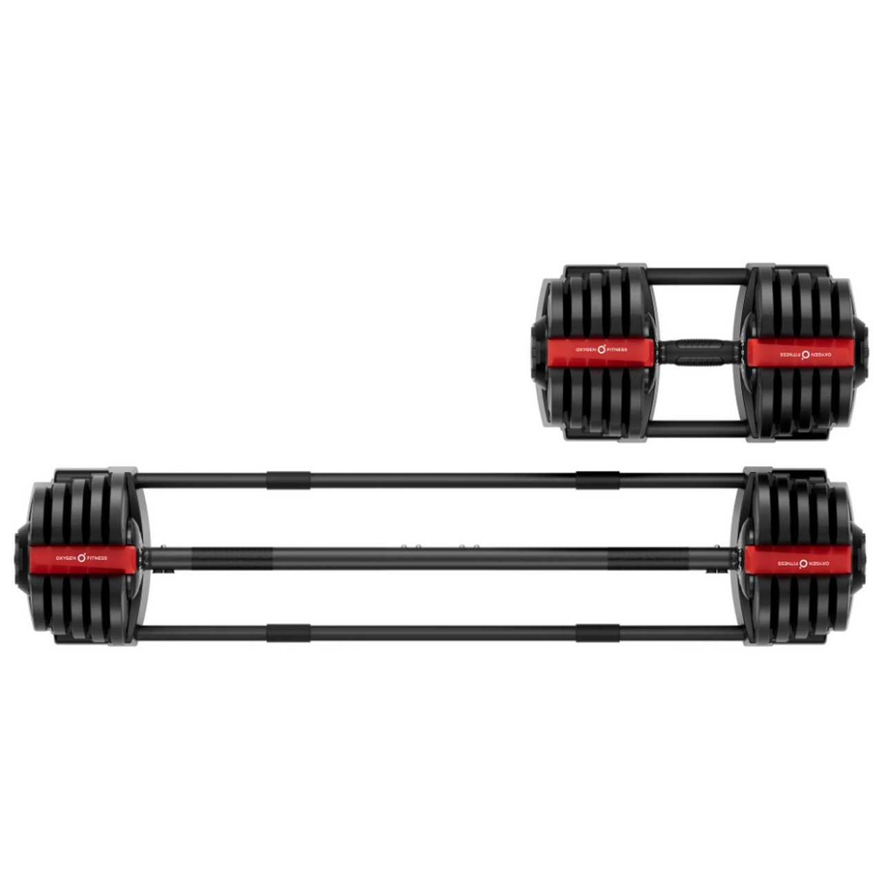 Штанга регулируемая многофункциональная 2 в 1, XCROSS 40кг Oxygen FitnessXCROSS_2IN1_40