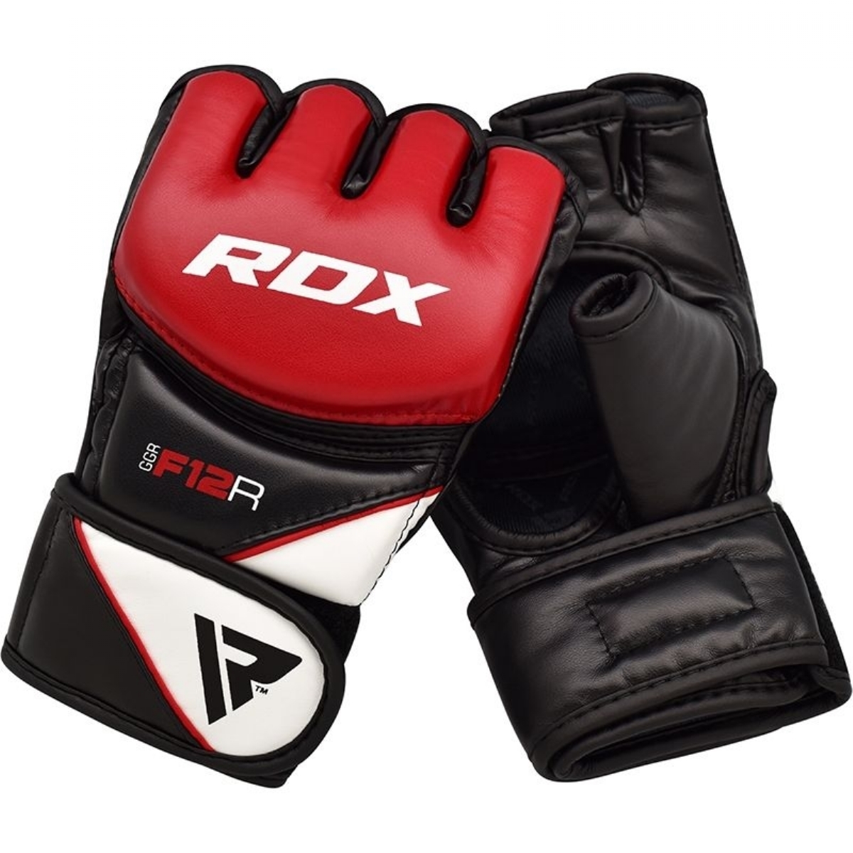 Перчатки тренировочные RDX Grappling F12 GGR-F12R черный\красный