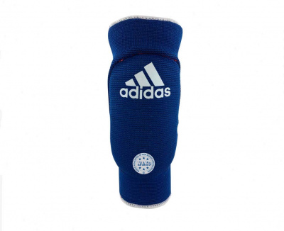Защита локтя двухсторонняя Adidas WAKO Elasticated Elbow Guard Reversible сине-красная adiWAKOEB01