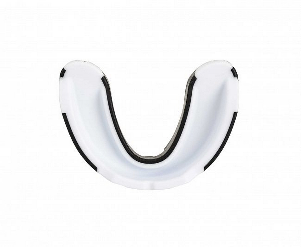 Капа одночелюстная Clinch Champion Triple Layer Mouthguard C514 бело-черно-оранжевый