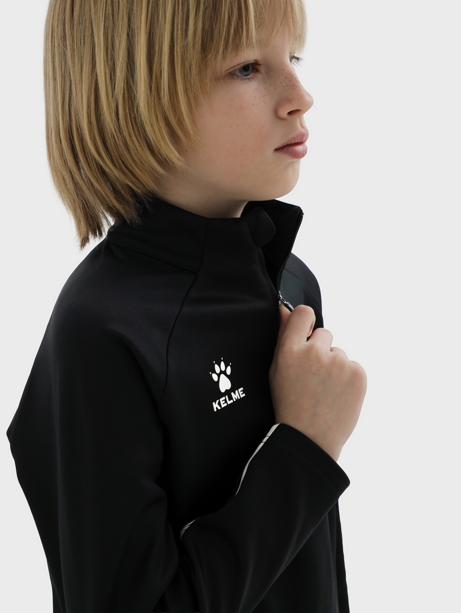 Детская олимпийка Kelme Children's Pullover (plus Fleece) 7461TT3052-000 Black