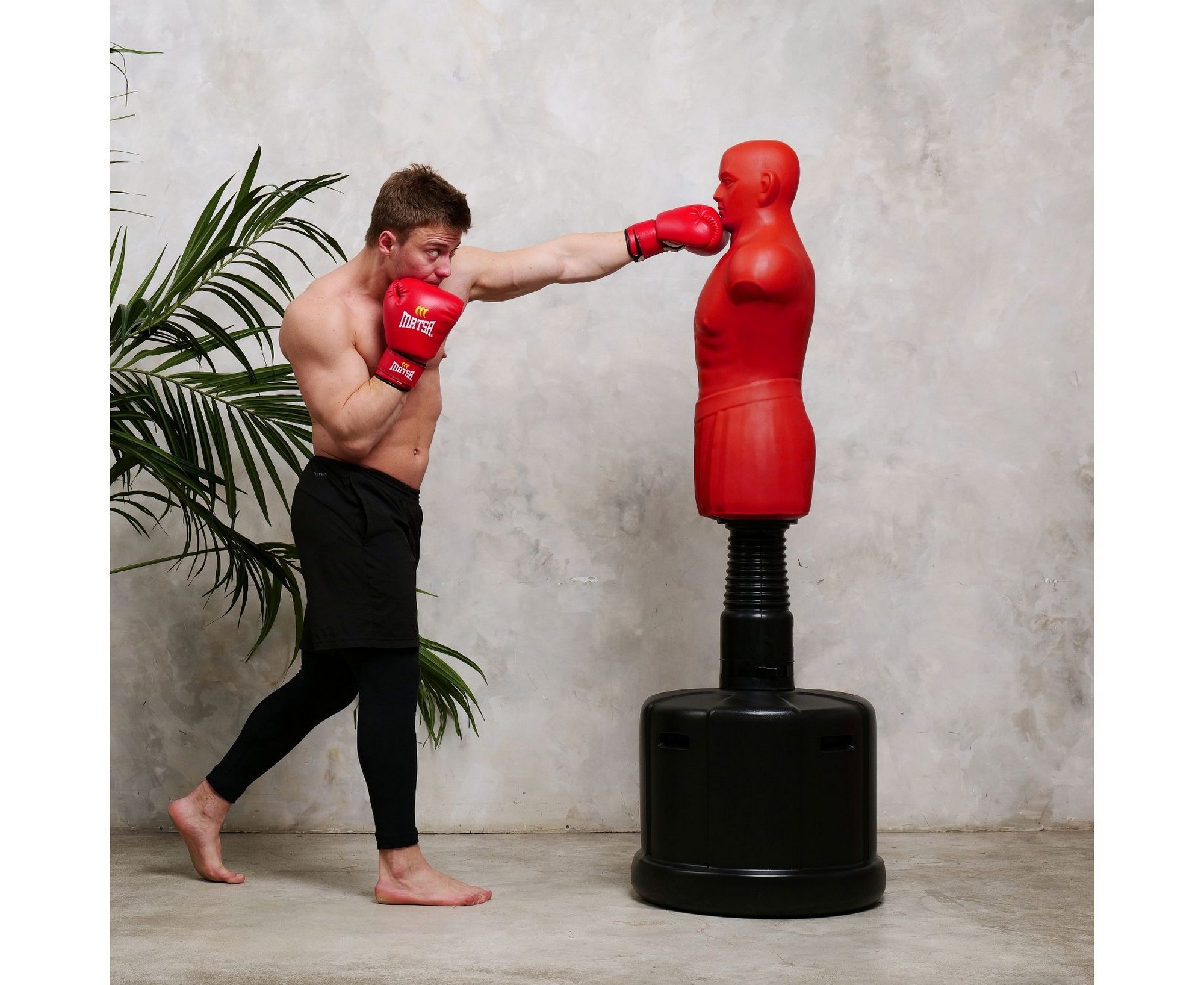 Манекен DFC Boxing Punching Man-Medium TLS-BR красный