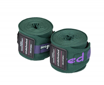 Бинты боксерские, длина 4,5 м Clinch Boxing Hand Wrap Undefeated C240 темно-зеленый