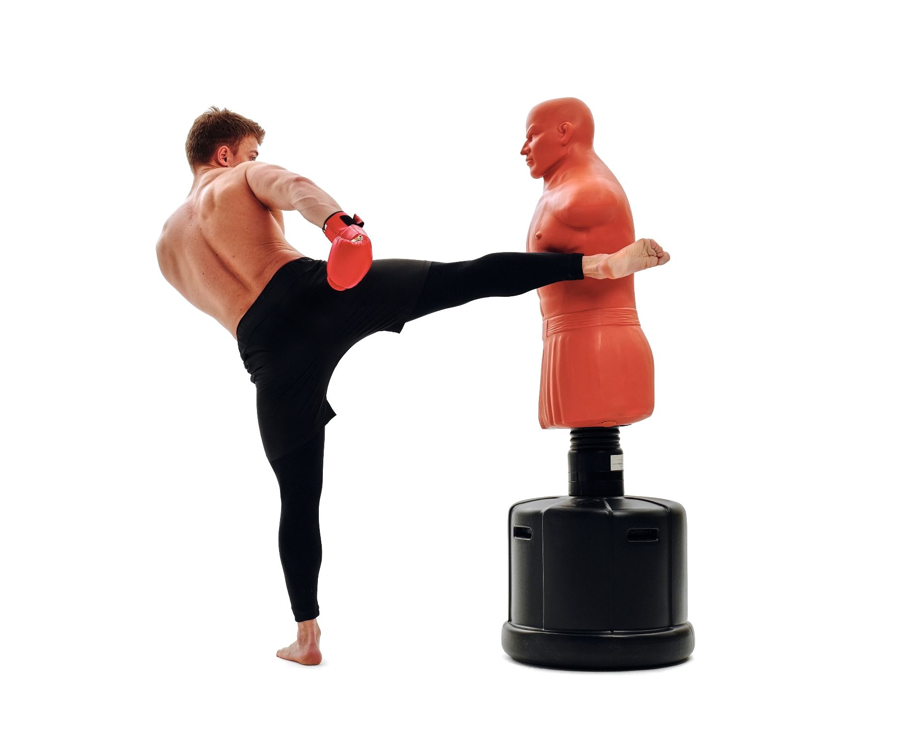 Манекен DFC Boxing Punching Man-Heavy TLS-A c регулировкой высоты, бежевый