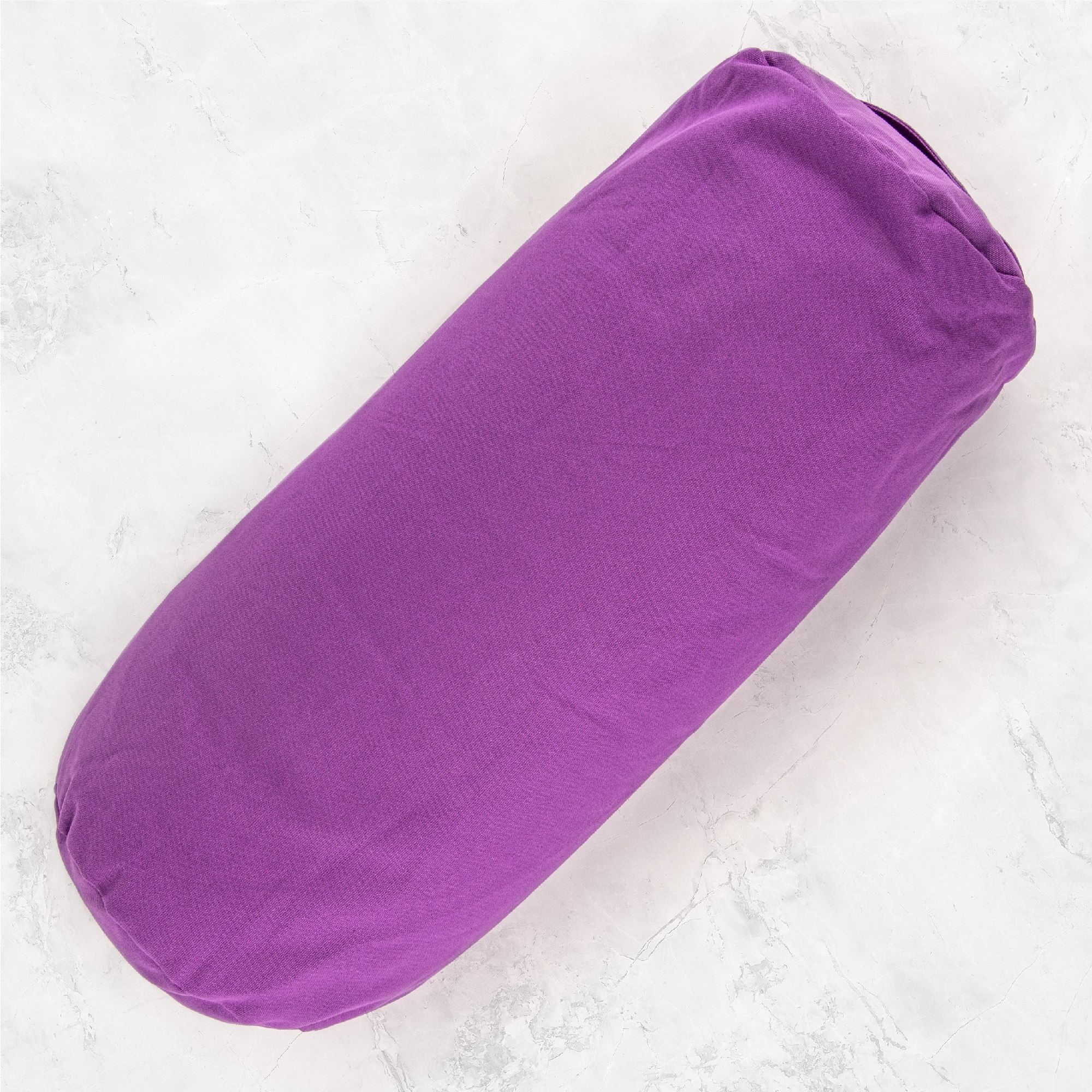 Валик с гречихой Myga Yoga Buckwheat Support Bolster Pillow RY1293 сливовый