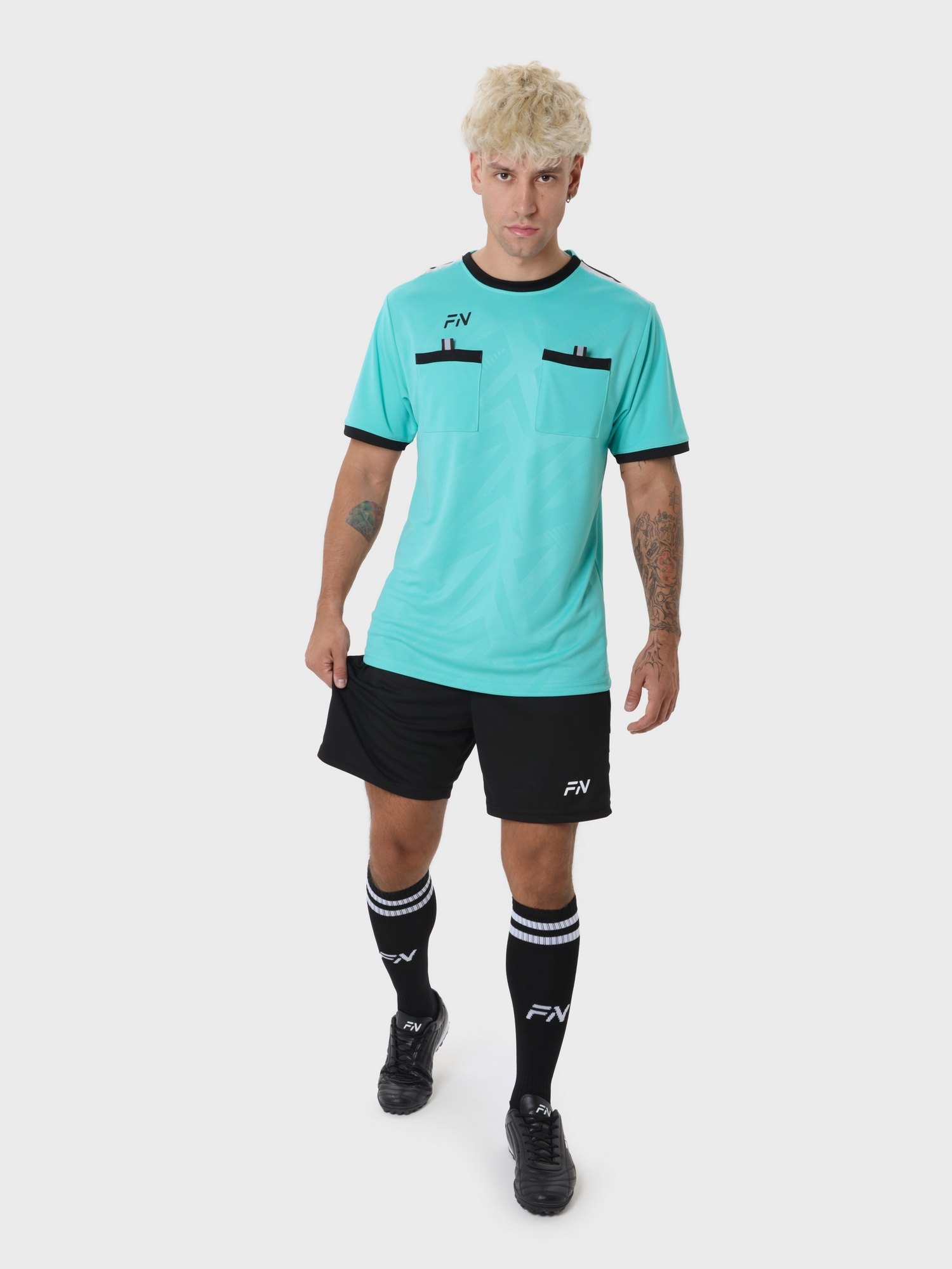 Судейская форма FN Justice FN4331001-460 Light Blue\Black