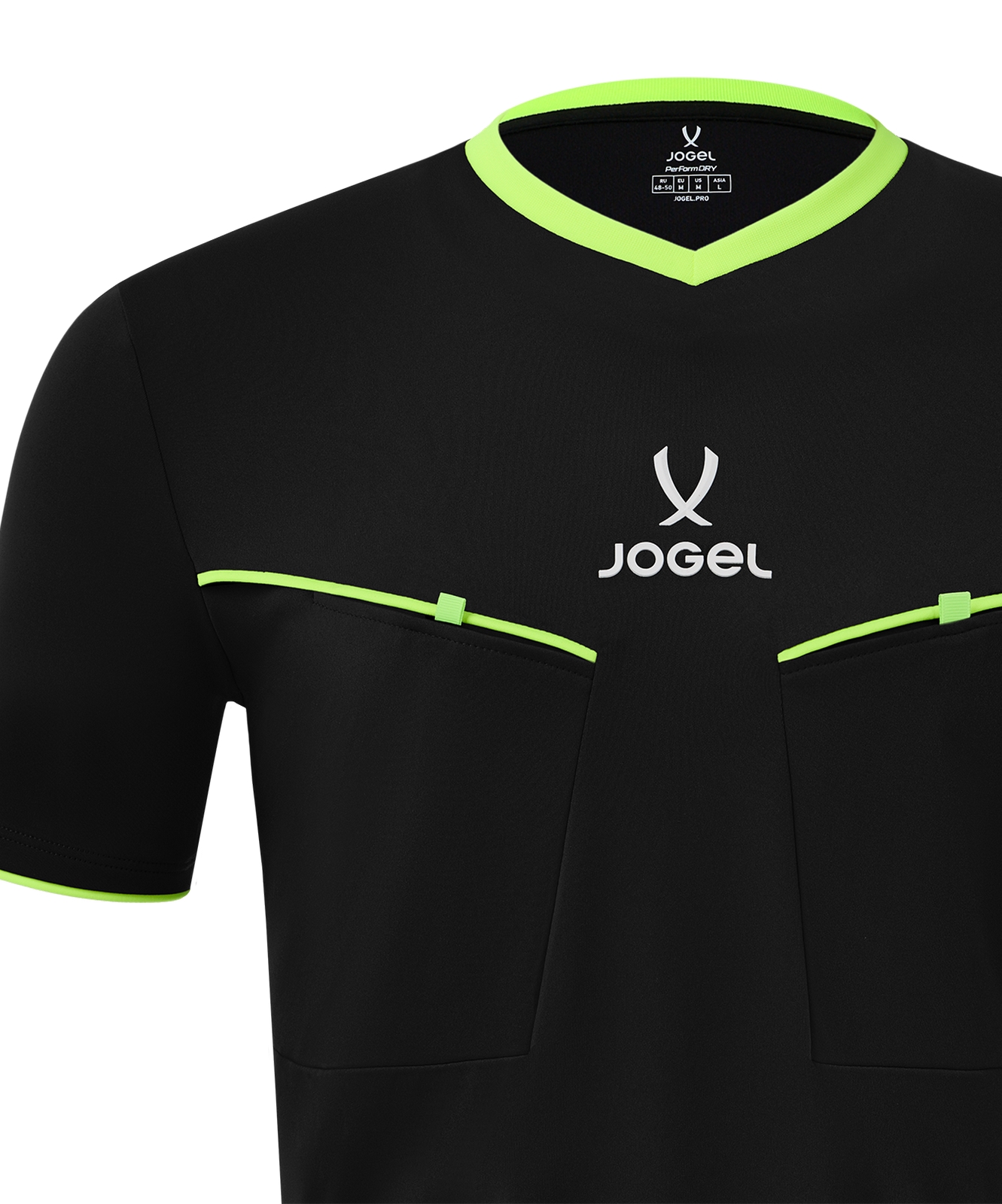 Футболка судейская Jogel DIVISION PerFormDRY Referee SS Tee 2.0, черный