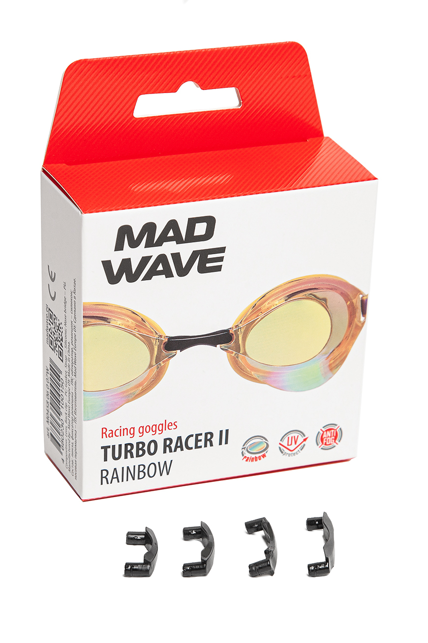 Стартовые очки Mad Wave Turbo Racer II Rainbow M0458 06 0 07W