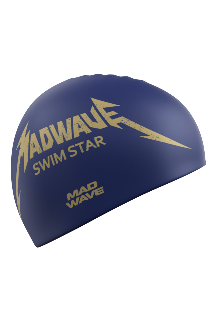Силиконовая шапочка Mad Wave Swimstar M0555 33 0 03W темно-синий