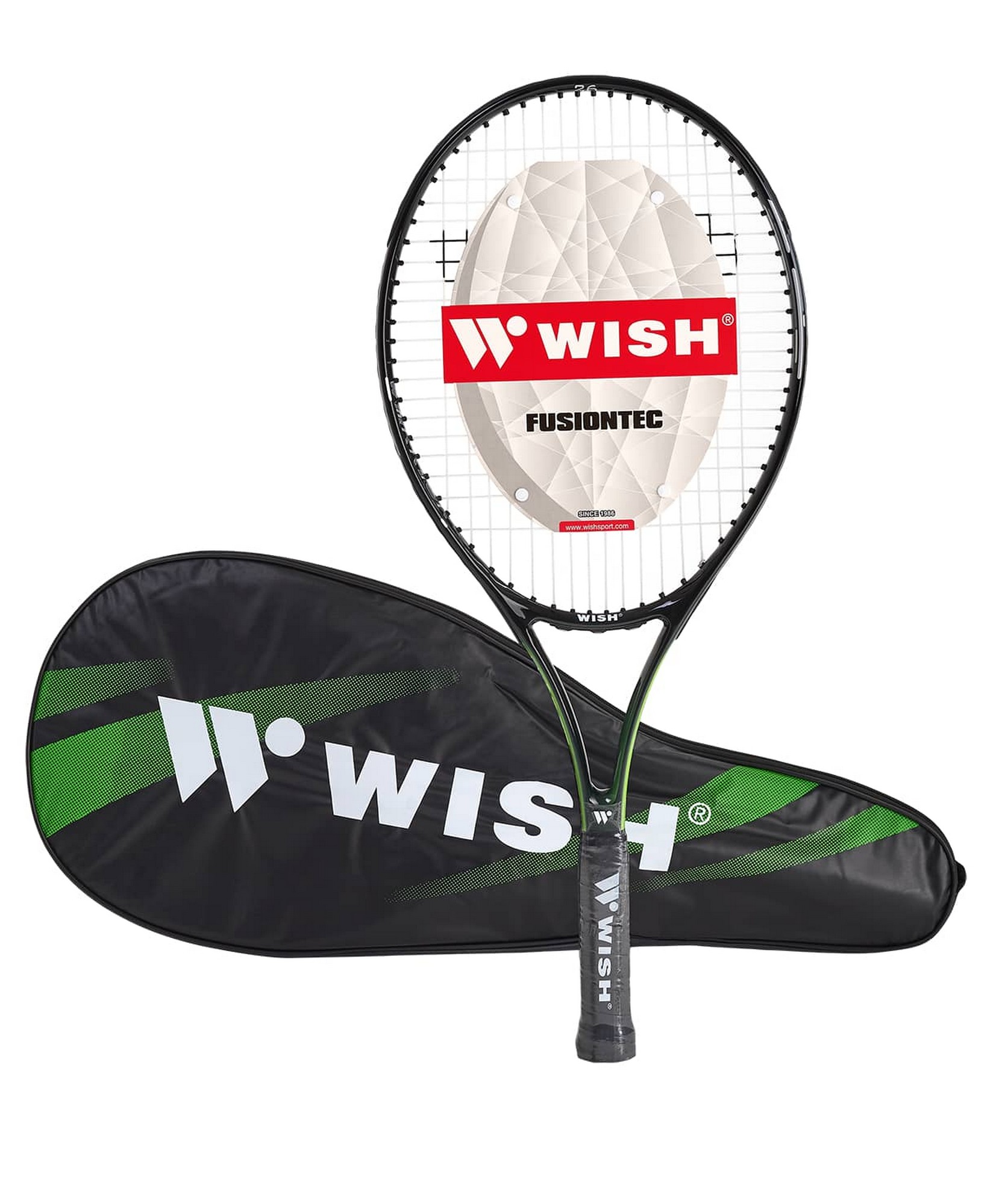 Ракетка для большого тенниса Wish FusionTec 300, 26’’зеленый