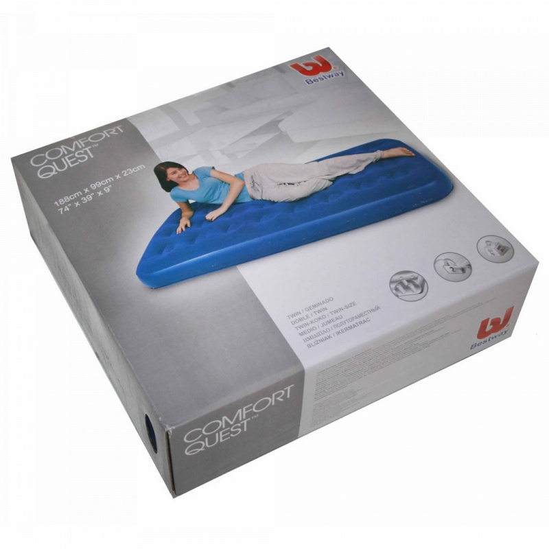 Надувной матрас Bestway Flocked Air Bed, 188х99х22см 67001