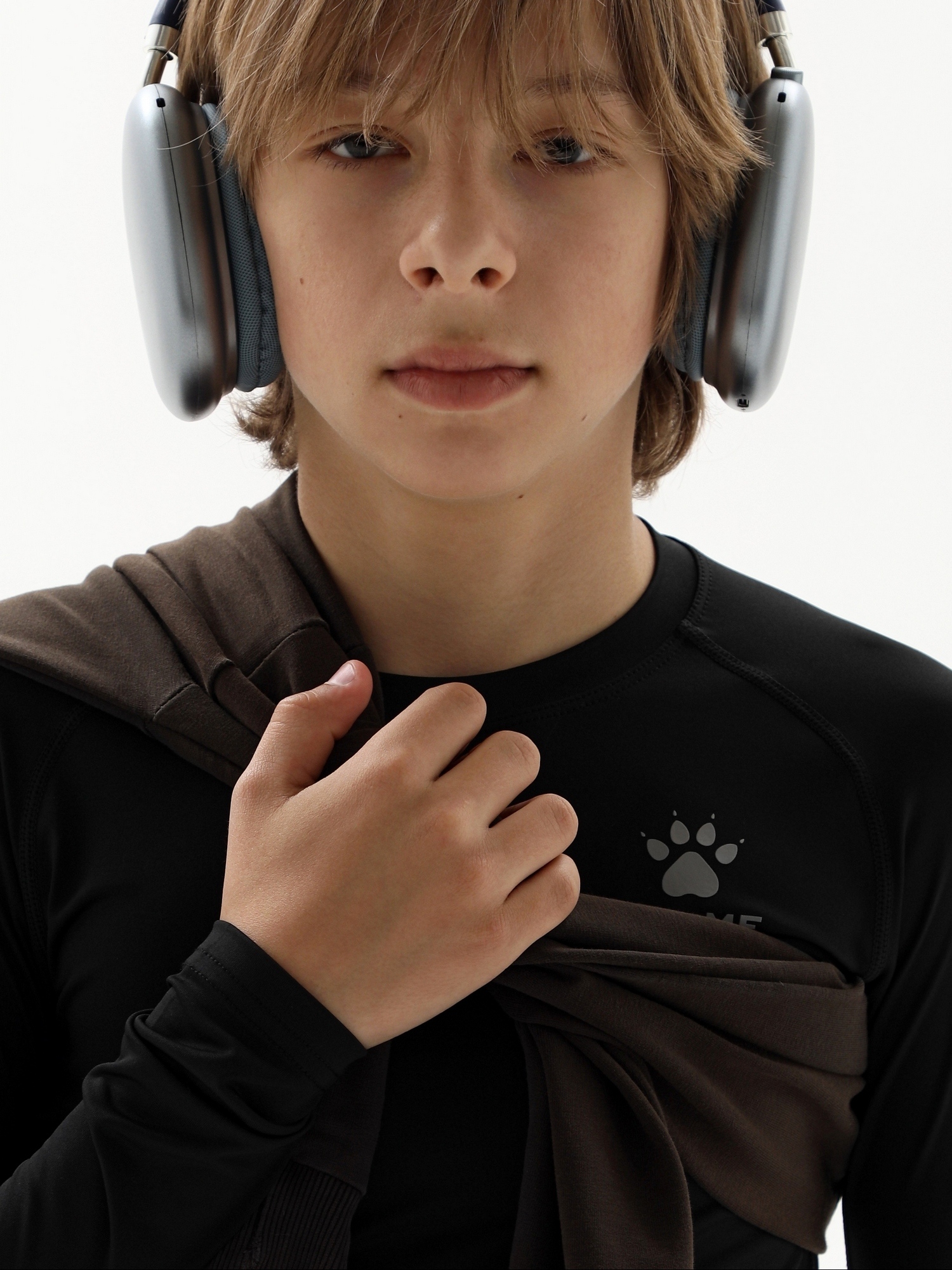 Детское термобелье (верх) Kelme Tech Fit Long Sleeve (Thin) Kids 3893113-000 Black