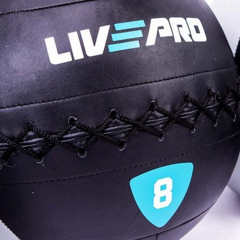 Медбол 5 кг Live Pro Wall Ball LP8100-05