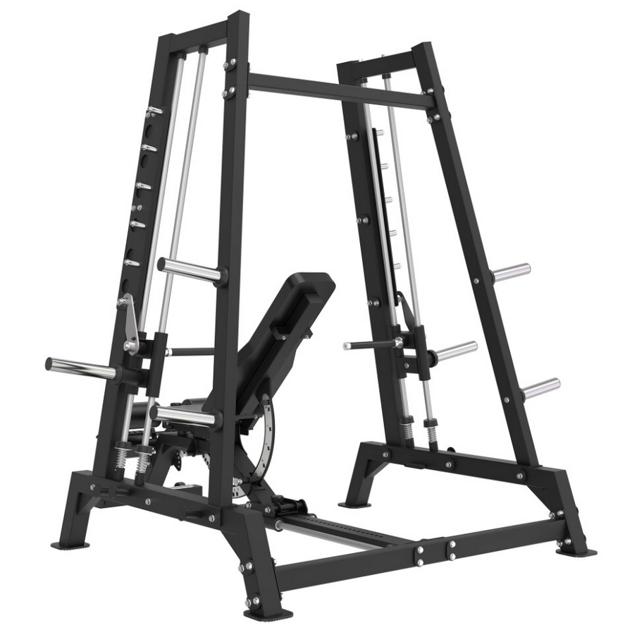 Смит-машина Protrain PR-CSM01B со сведением на свободных весах | Premium Fitness