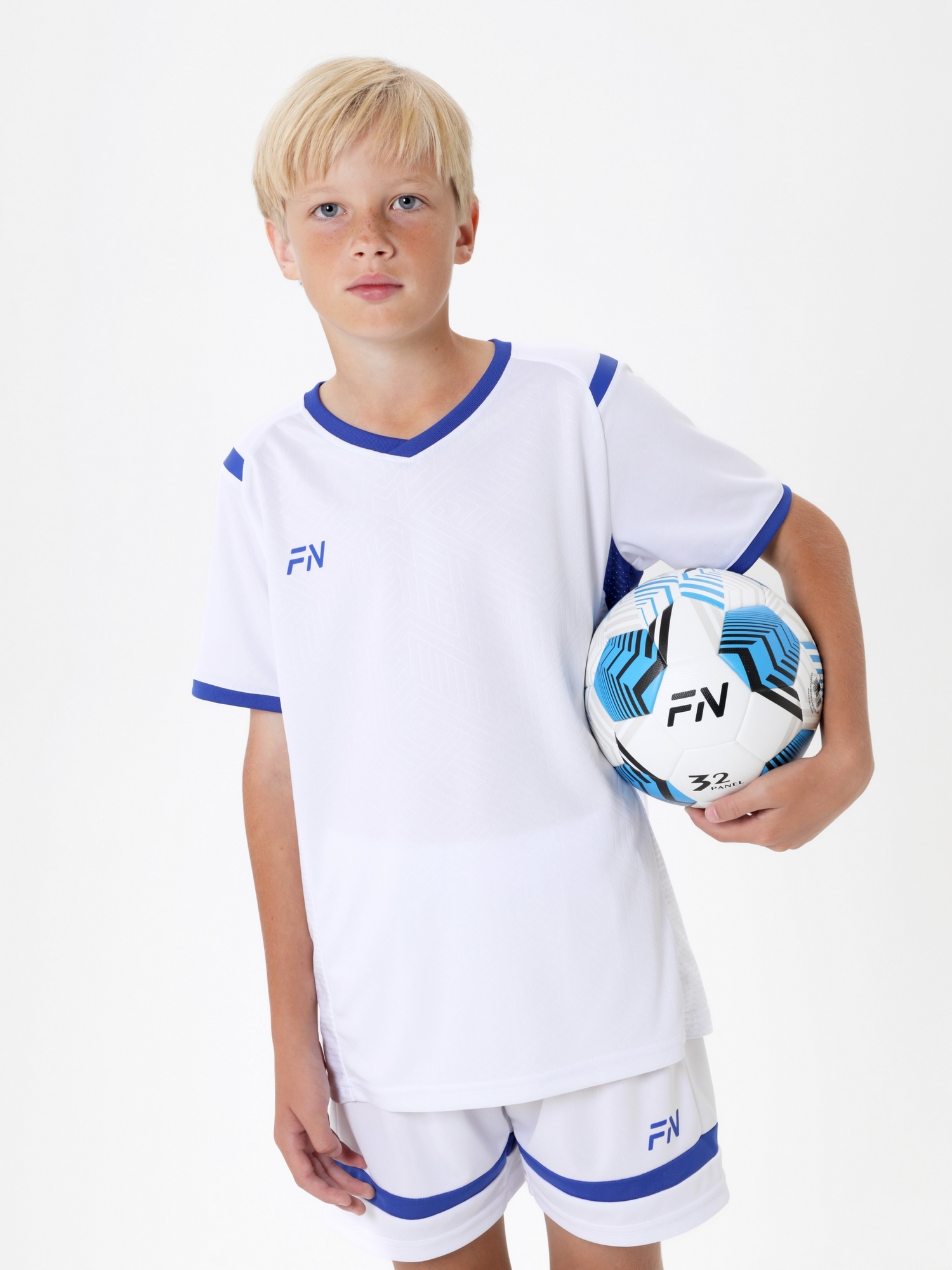 Детская футбольная форма FN Spirit Kid KFN4261018-104 White\Blue
