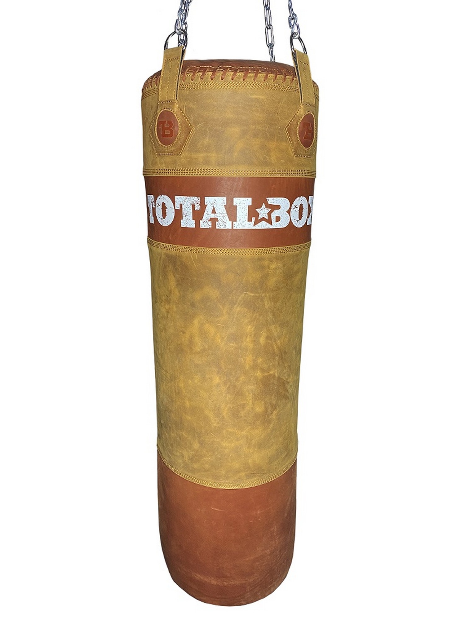 Мешок боксерский набивной Retro 3D Shock load Totalbox кожа CМК 3Д 42х136-66