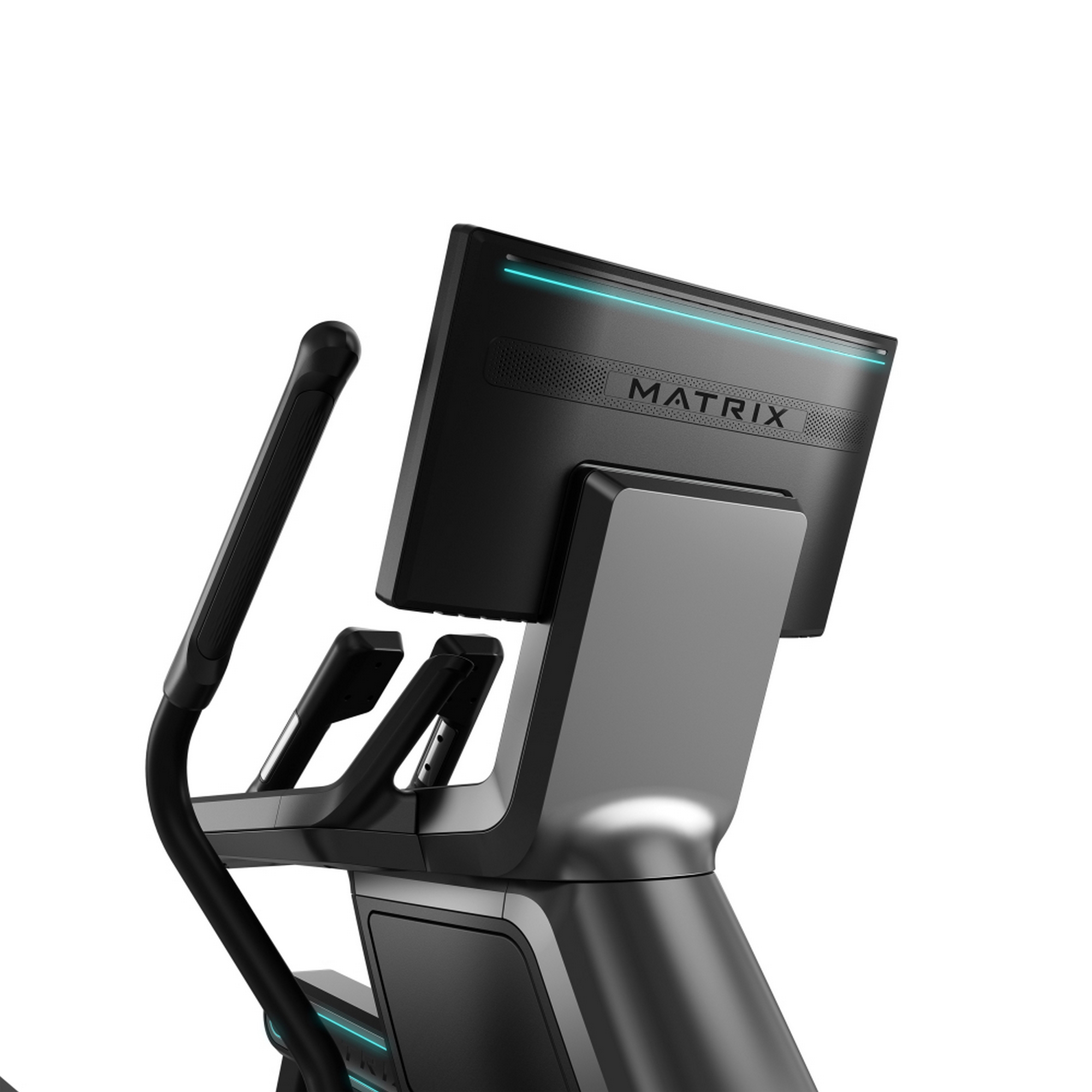Эллиптический тренажер с изменяемой траекторией шага Matrix Onyx с консолью TouchP1 Ascent 22"