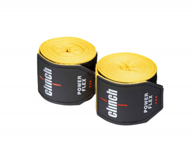 Бинты боксерские 350см Clinch Boxing Hand Wrap Power Flex C239 желтый длина 3.5 м