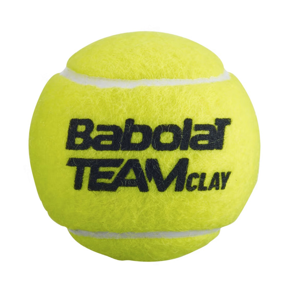 Мяч для большого тенниса, уп.4 шт ,одобр. ITF, войлок, нат. резина Babolat Team Clay 502080 желтый