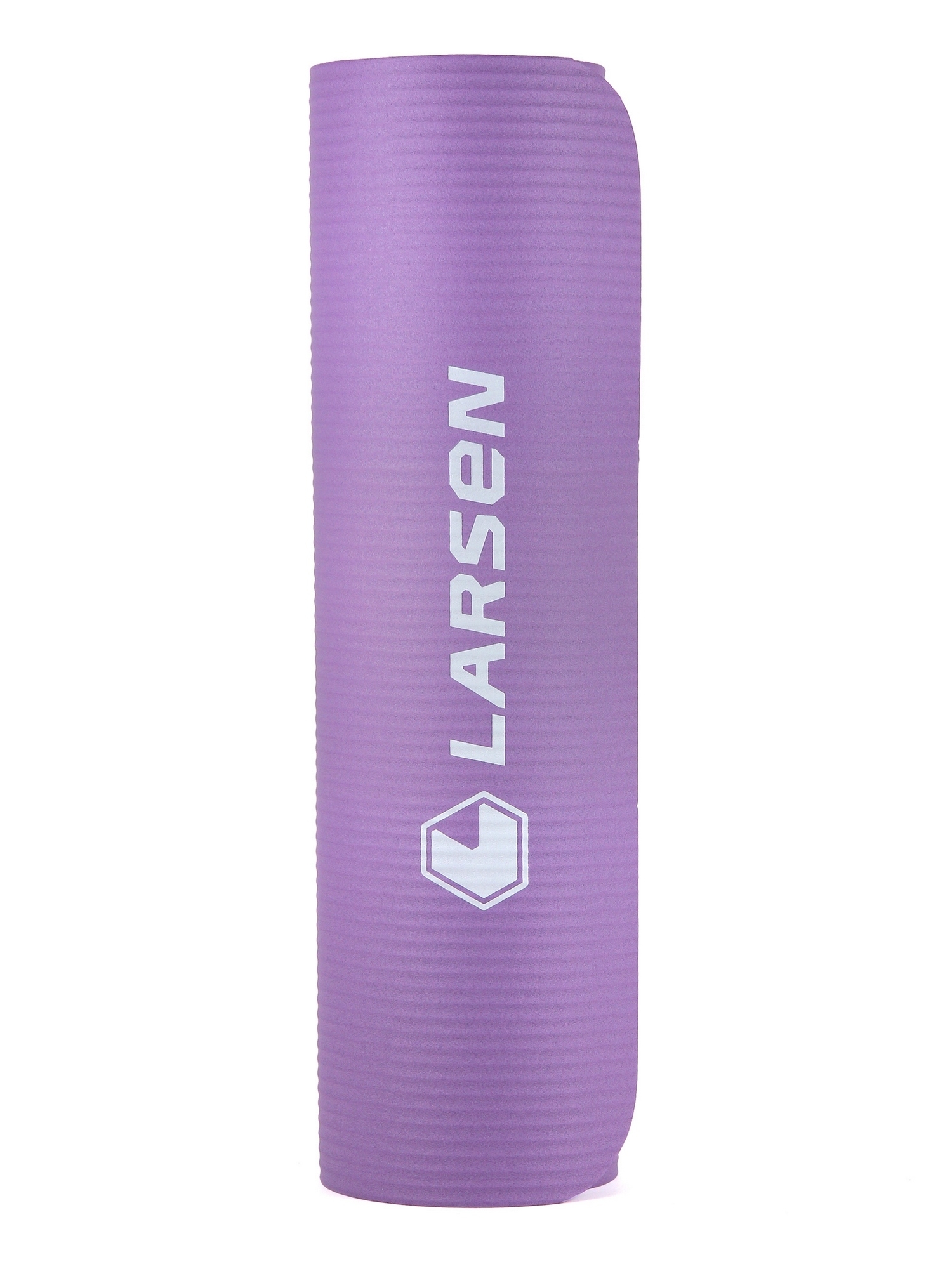 Коврик для фитнеса и йоги 183х61х1см, NBR Larsen ECE 069 фиолетовый