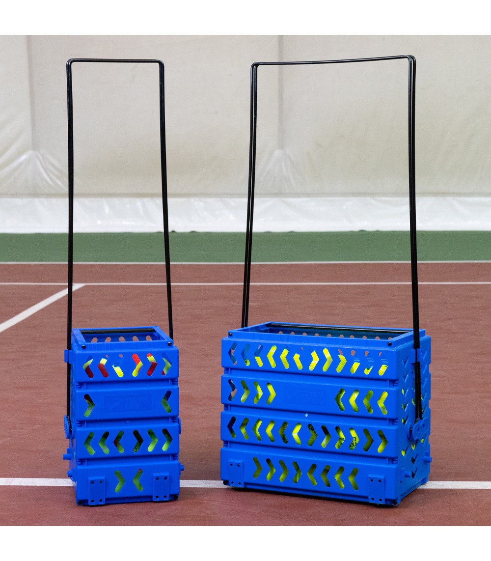 Корзина 80 мячей с колесами Tennis Life TL80BLUE синий