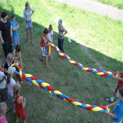 Заплети косу - командная игра, 3м 