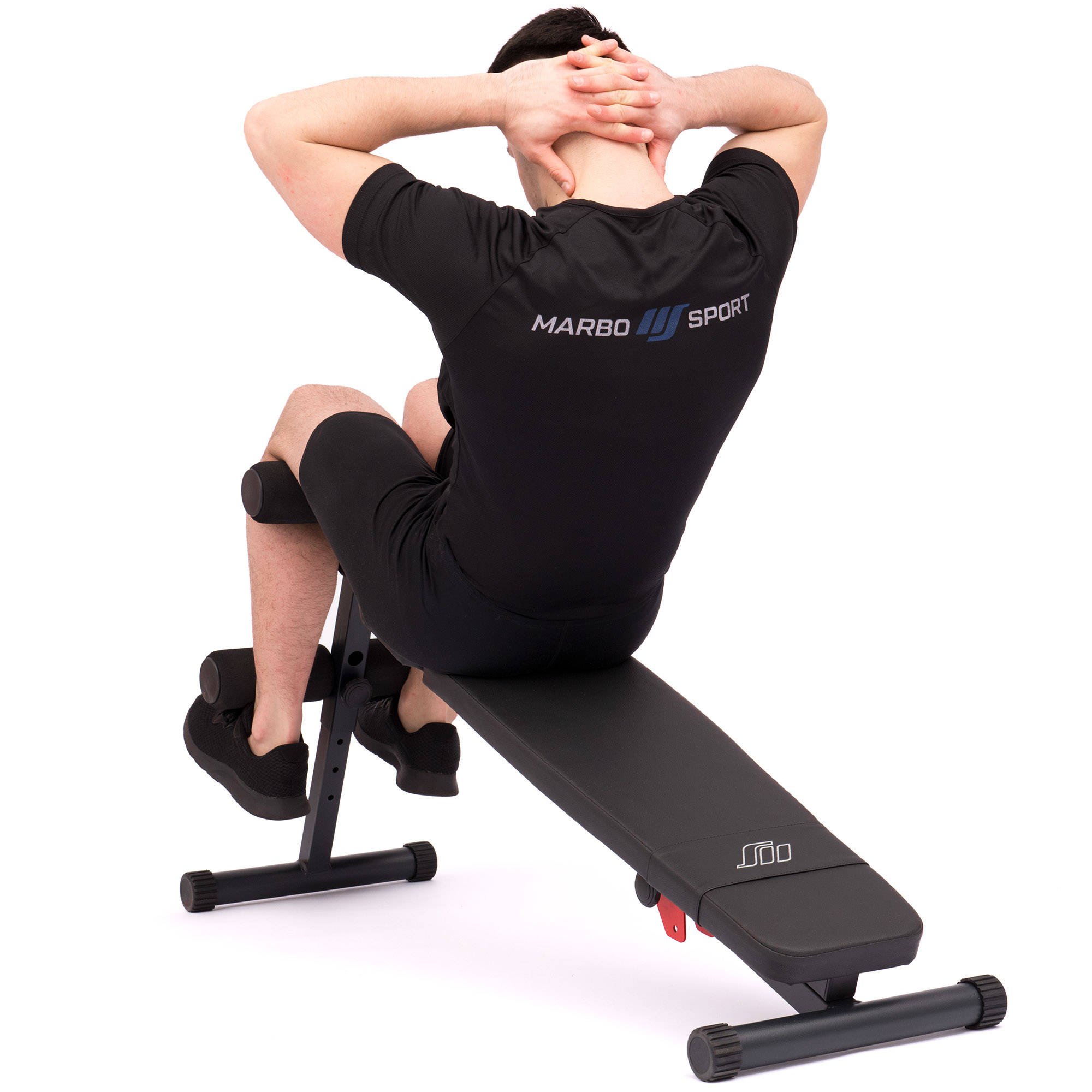 Cкамья для пресса-горизонтальная Marbo MH-L104 | Premium Fitness