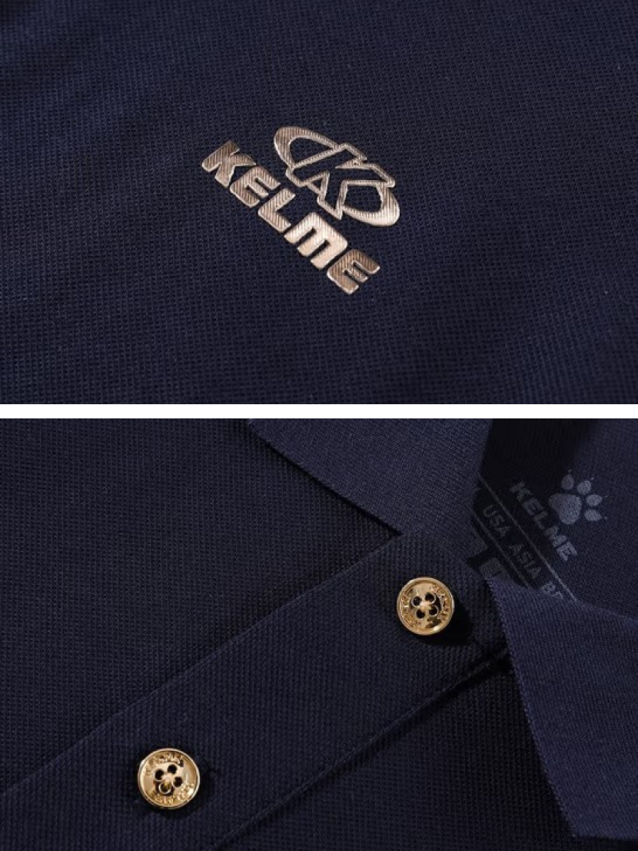 Футболка-поло Kelme Short Sleeve Polo Shirt 8251PL1002-416 Dark Blue