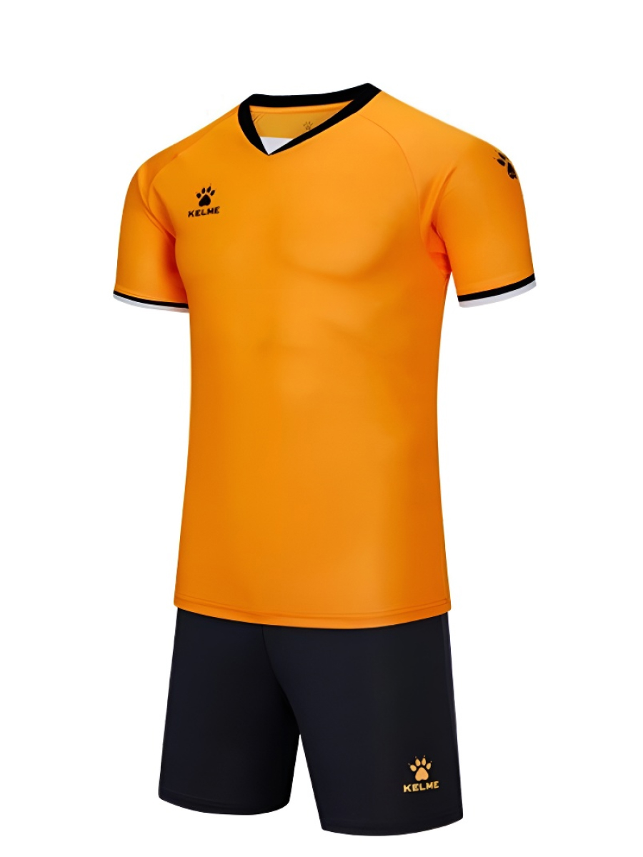 Детская футбольная форма Kelme Football Uniform Set 8551ZB31084-807 Orange\Black
