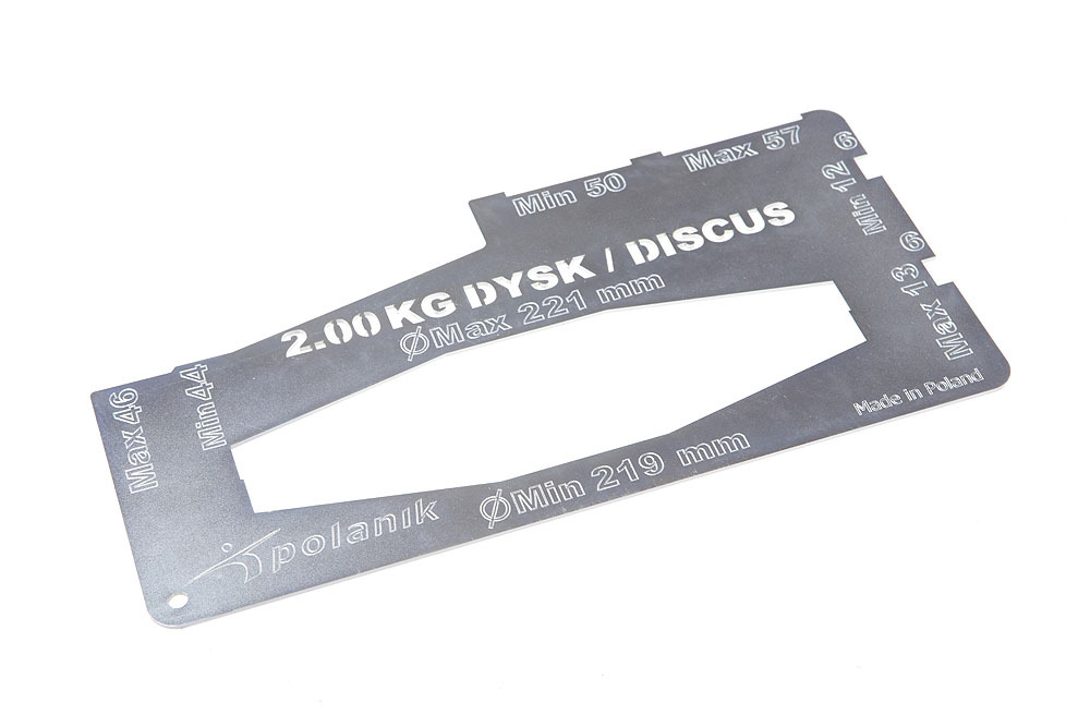 Измерительный набор для дисков, ядер и молотов Polanik ICS19-S0580