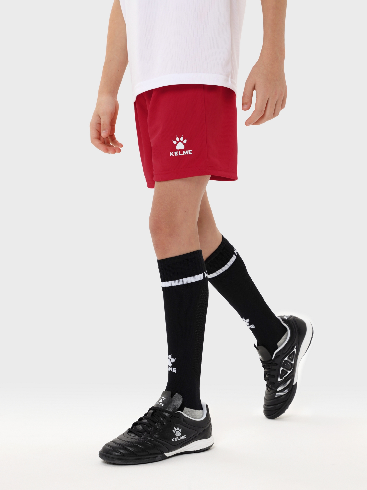 Детская футбольная форма Kelme Football Uniform Set 8551ZB31084-100 White\Red