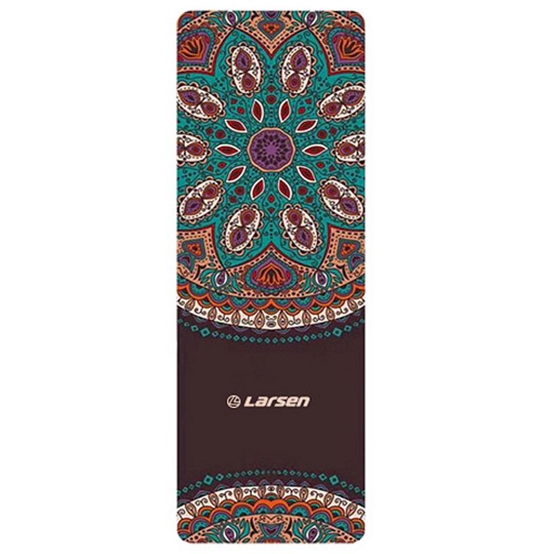 Коврик для фитнеса и йоги, microfiber, 183х61х0,3см Larsen Style 3