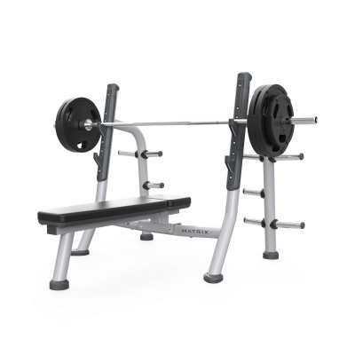 Скамья для жима горизонтальная Matrix Magnum MG-A78 | Premium Fitness