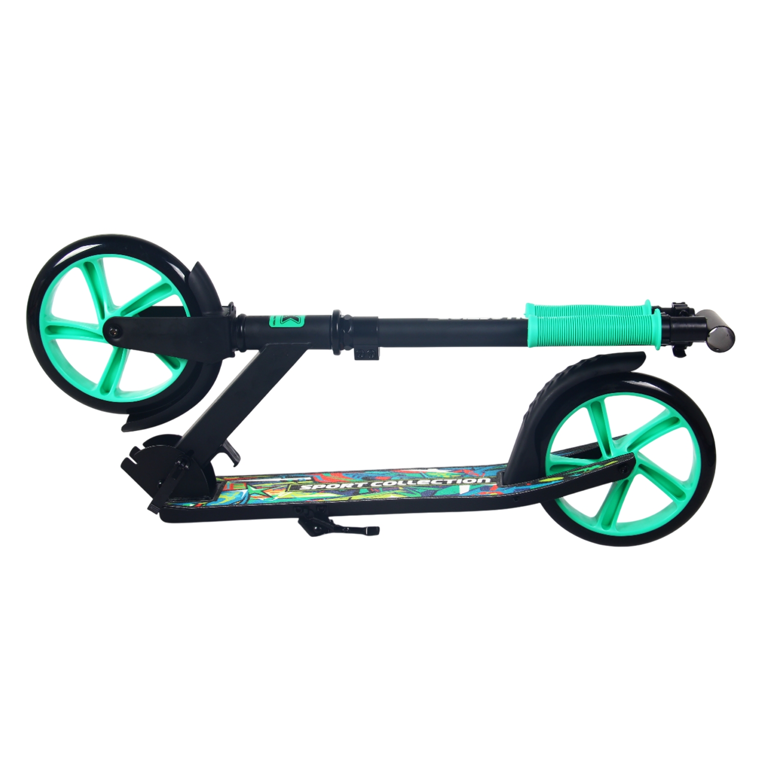 Самокат 200мм Sport Collection CK-SA200-3 black (фонарь и наклейка в подарок)