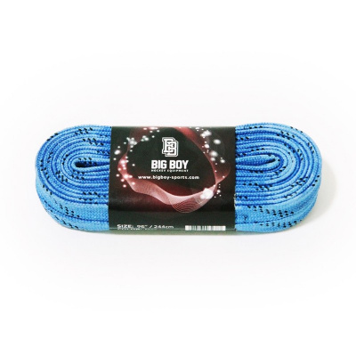 Шнурки для коньков, полиэстер, 274см Big Boy Comfort Line с пропиткой BB-LACES-CL-274BL синий