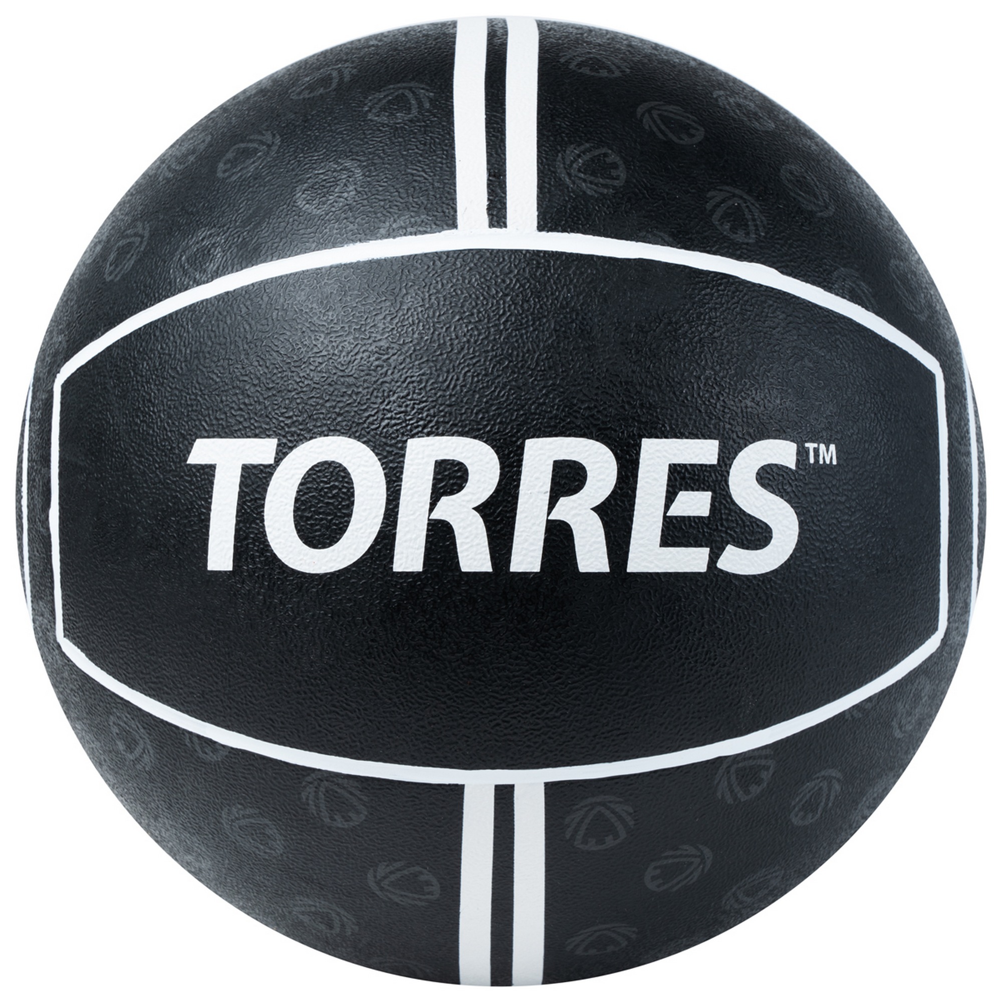 Медбол 13кг, d27,5см, резина Torres AL002313 черно-белый