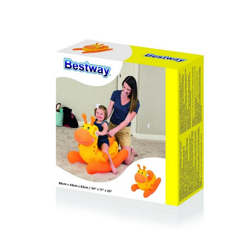 Игрушка-качалка надувная, 86х43х63см Bestway Дино и Жираф 52220