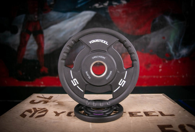 Диск TPU 5 kg YouSteel 3 Handle