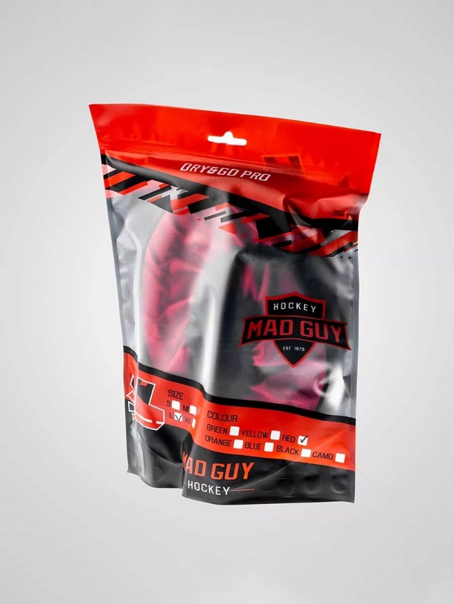 Чехлы для коньков Mad Guy Dry&Go PRO красный