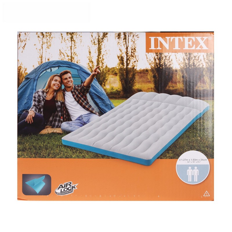 Надувной матрас Intex Camping Mat 127х193х24 см 67999