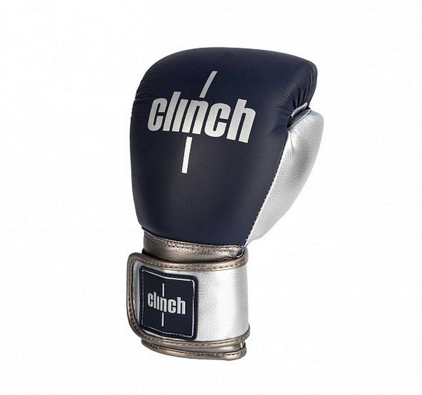 Перчатки боксерские Clinch Prime 2.0 C152 темносине-серебристый