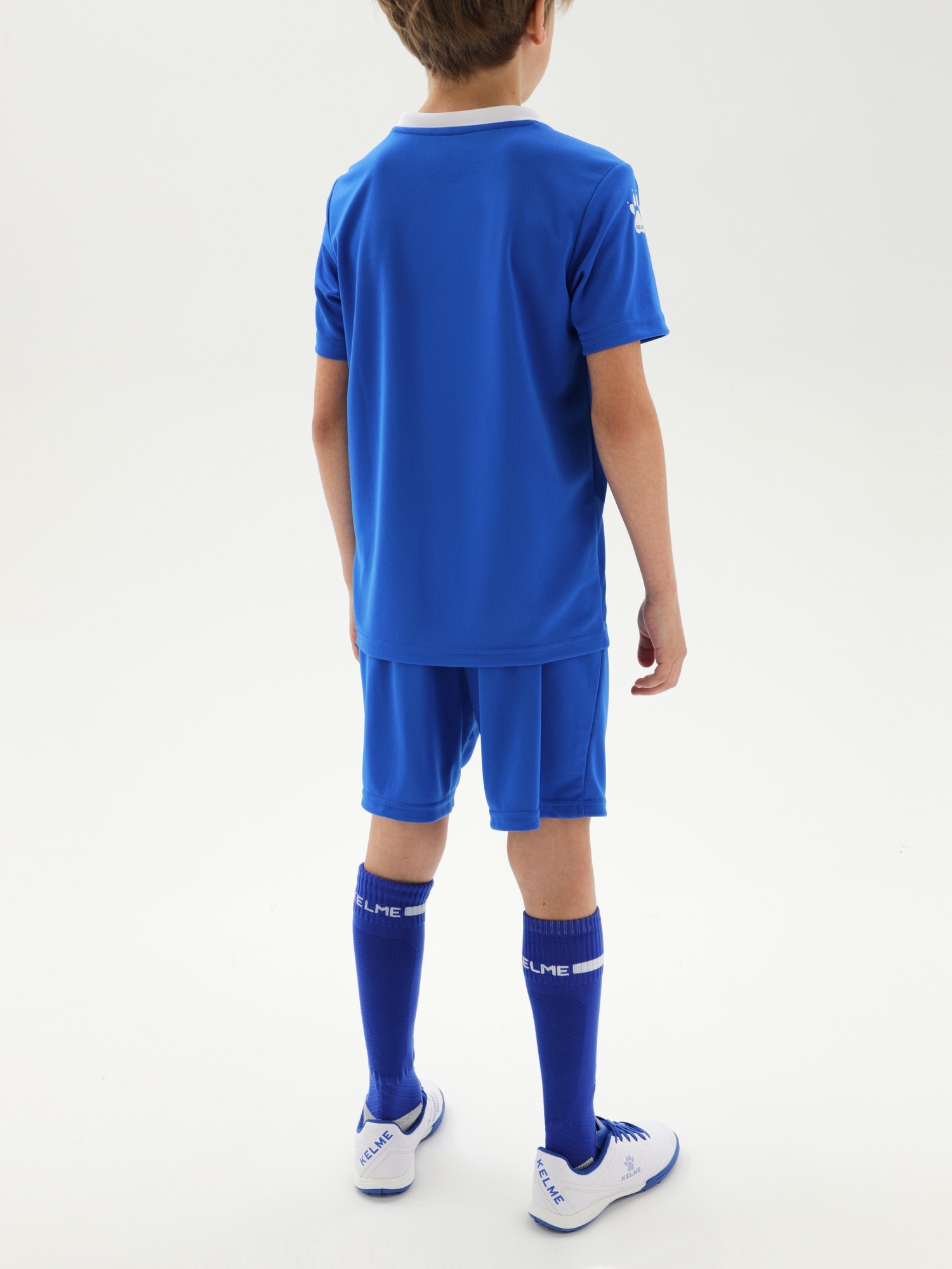Детская футбольная форма Kelme Short-Sleeved Football Suit 8251ZB3003-481 Blue