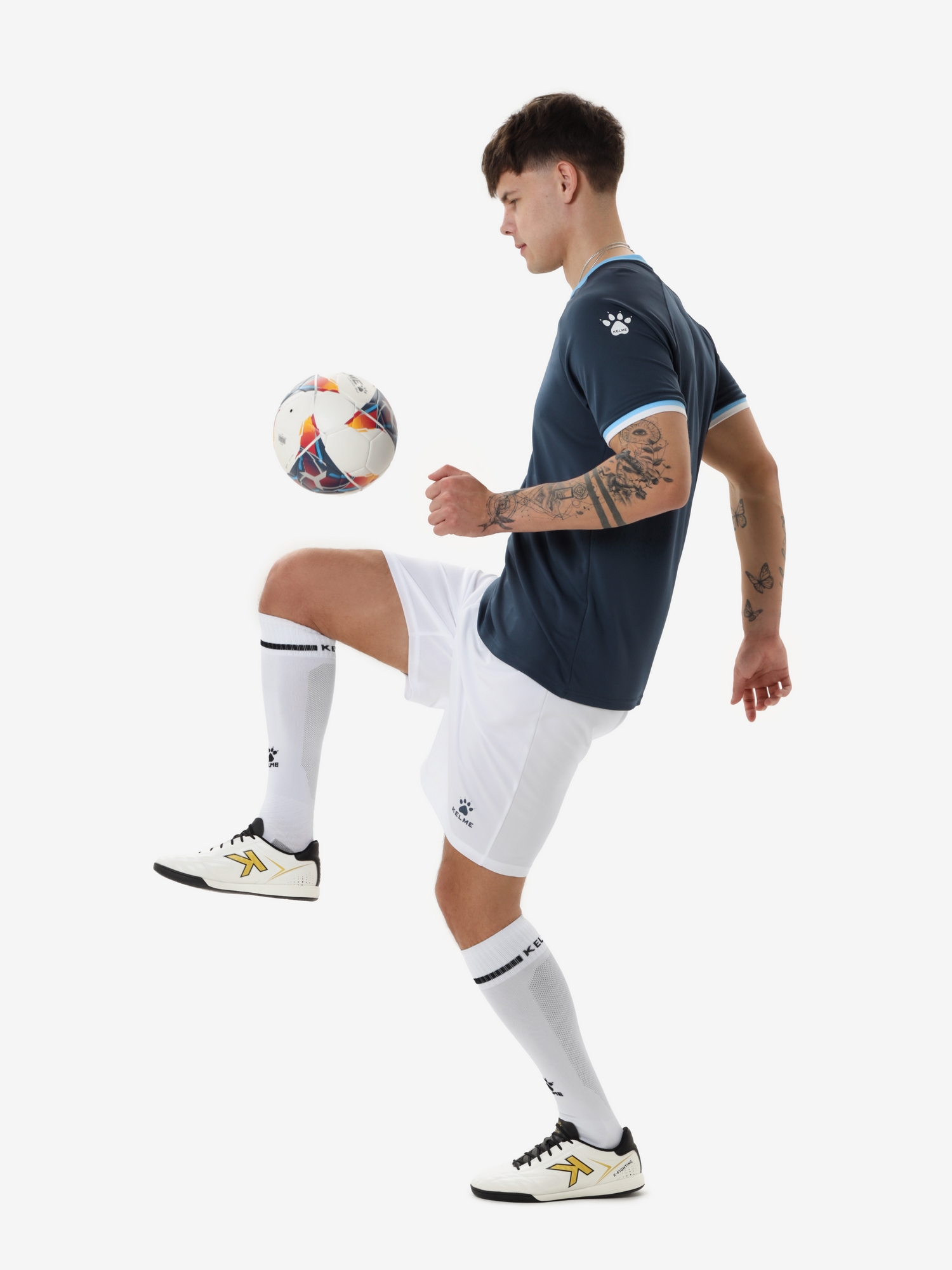 Футбольная форма Kelme Football Uniform Set 8551ZB11084-416 Dark Blue