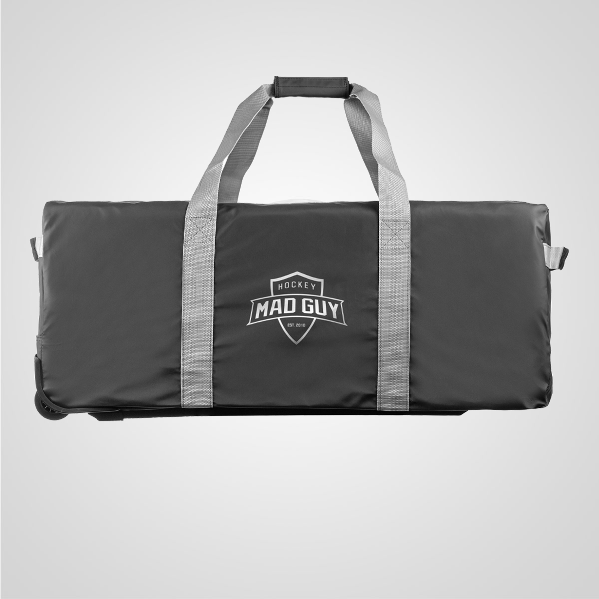 Сумка хоккейная на колесах Carry+ JR 33" Mad Guy черный\серый