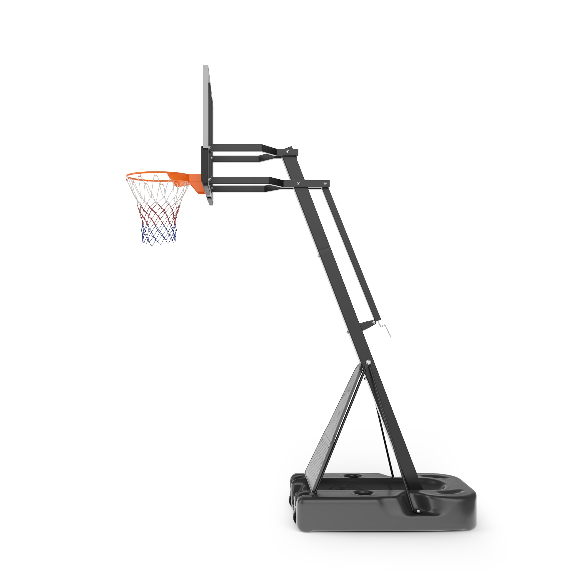 Баскетбольная стойка Unix Line B-Stand-TG 54x32" R45 H230-305см BSTS305_54TGBK