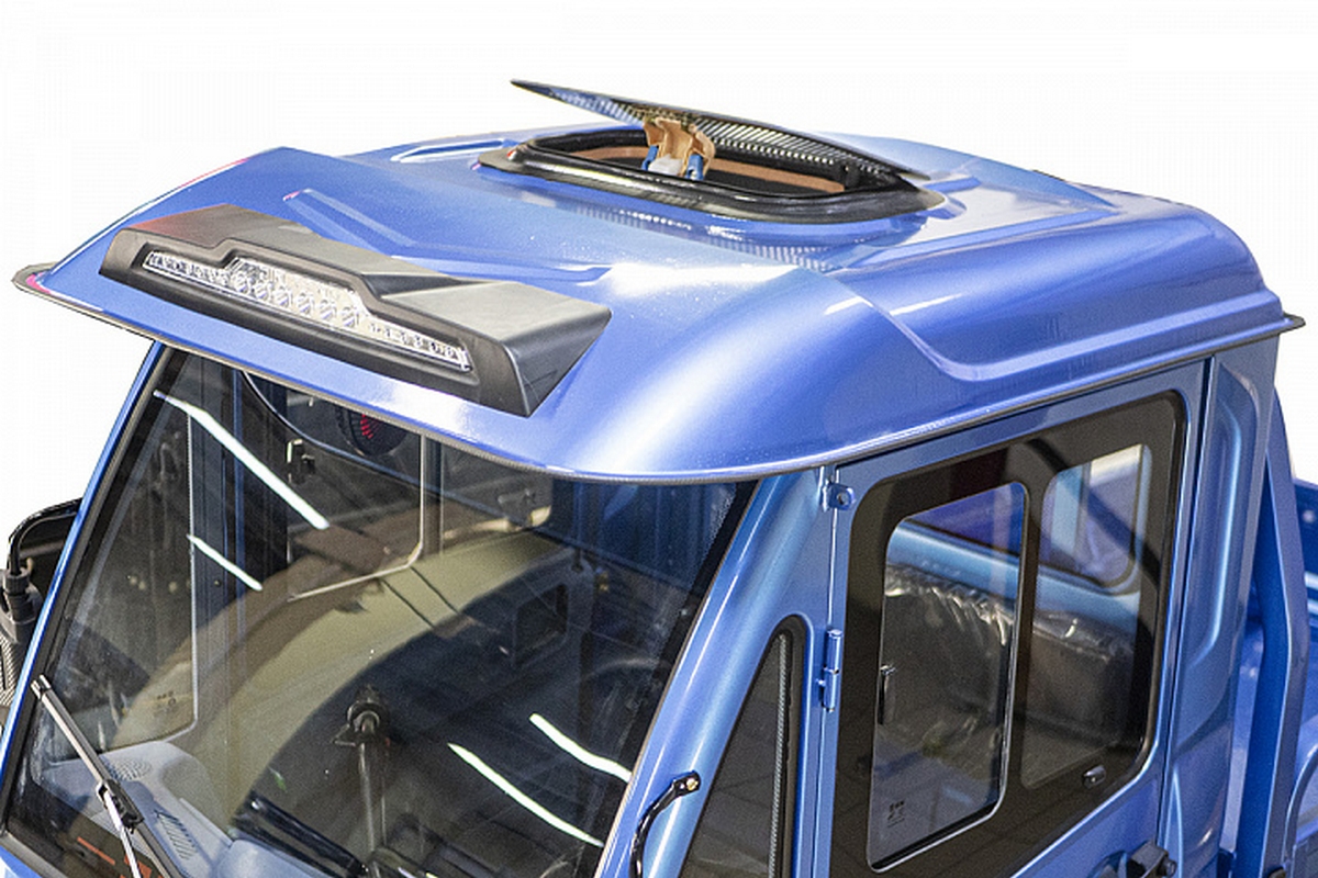 Грузовой электротрицикл RuTrike КАРГО Кабина Дуал 024460-2757 серый
