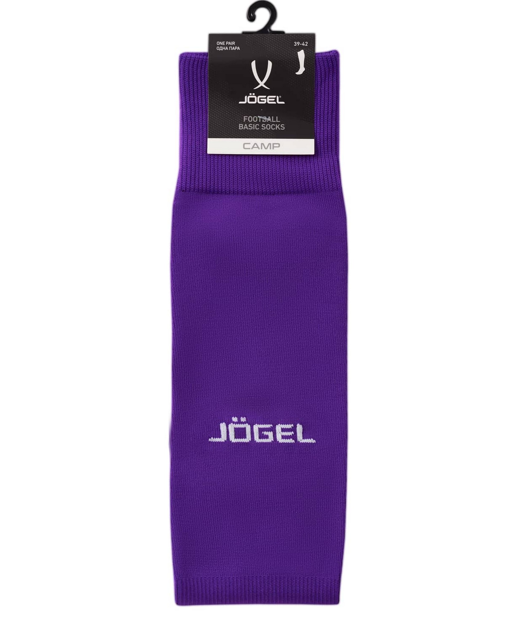 Гетры футбольные Jogel Camp Basic Socks, фиолетовый\серый\белый