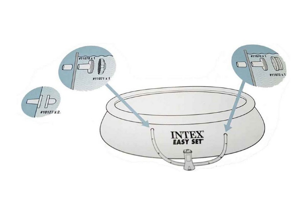 Соединитель под шланг Intex 32мм, 11070